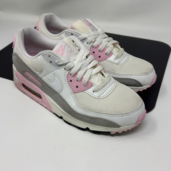 white nike air max 90 size 8